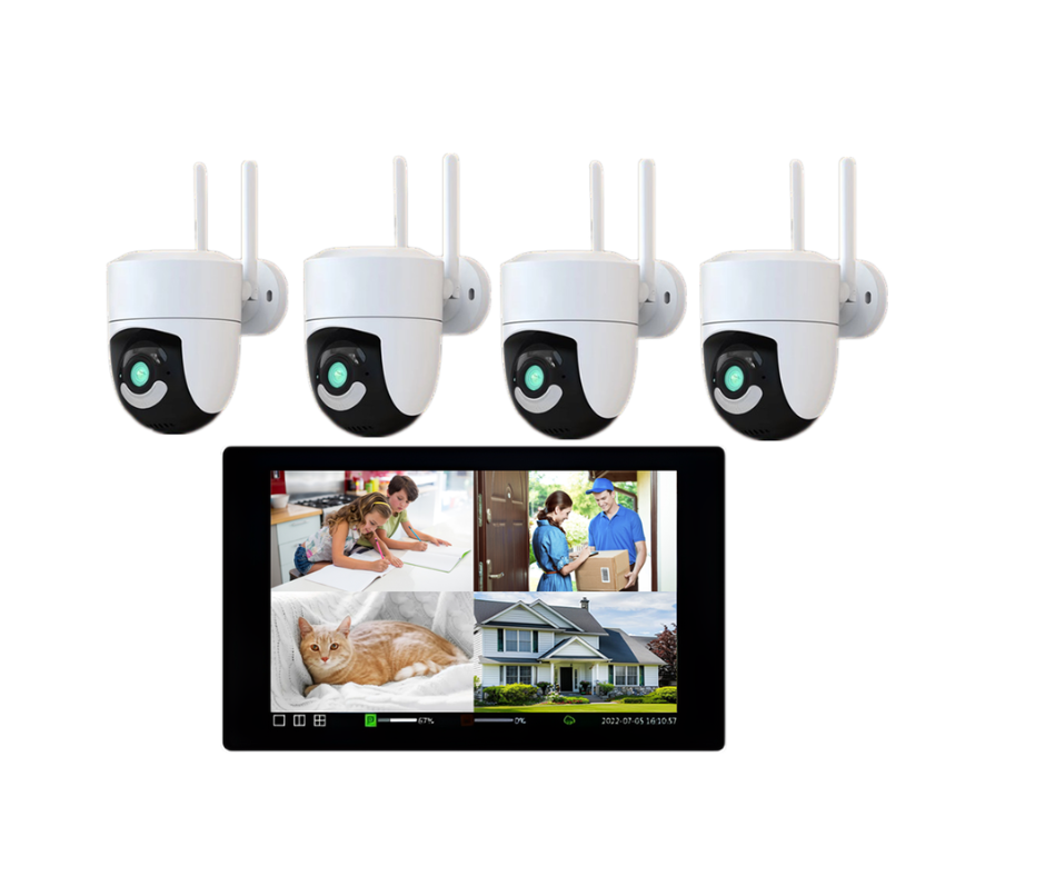 10.1inch Touch Screen NVR Kit with WIFI Security Camera CCTV