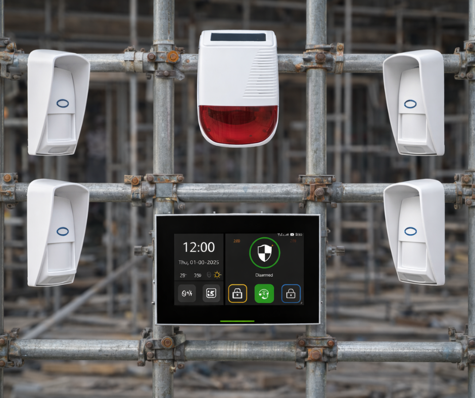 Scaff Shield 1: Wireless Scaffold Alarm, 4 Sensor & 12v Control Panel
