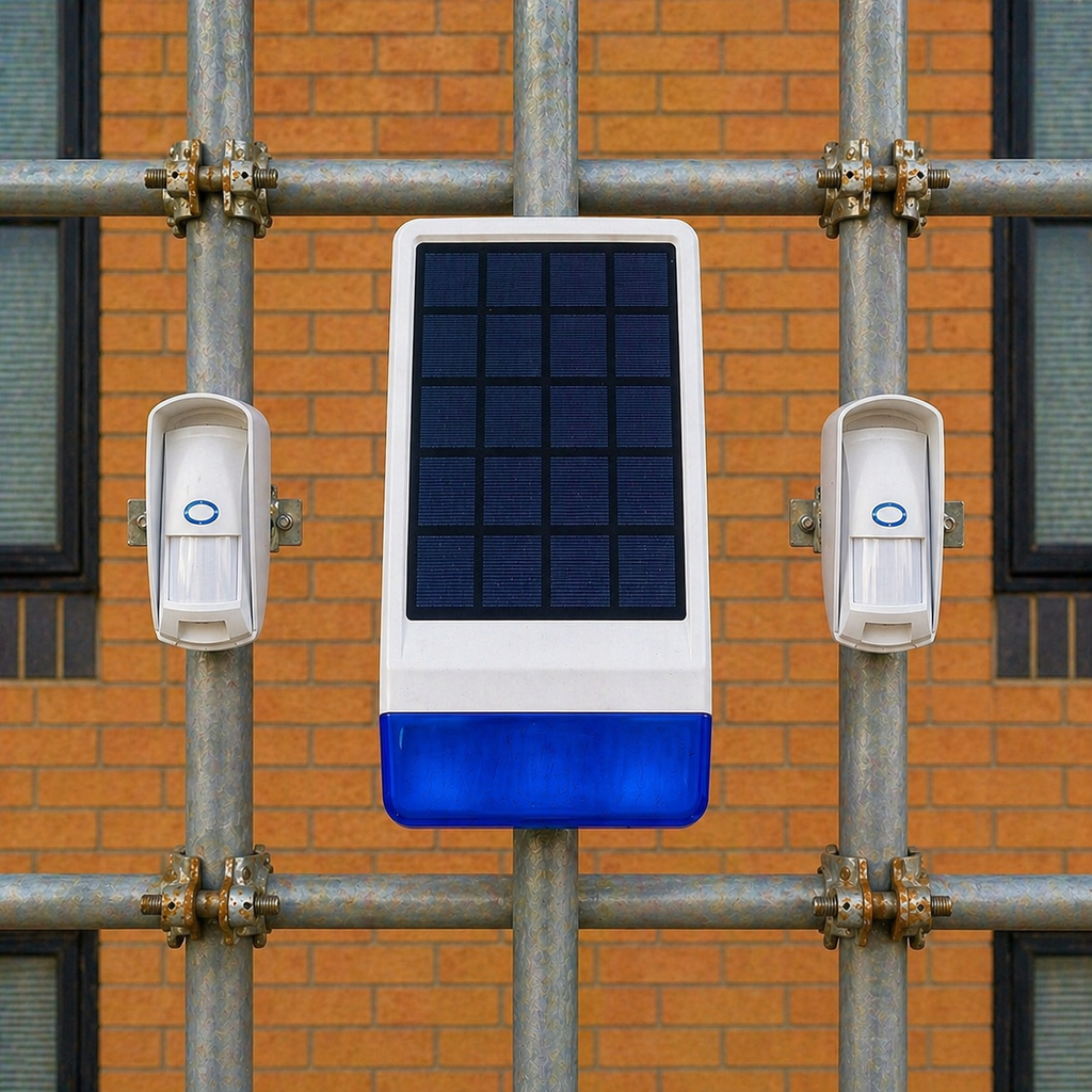 Scaff Shield 2: Wireless Scaffold Alarm 4G Solar, 2 Sensor