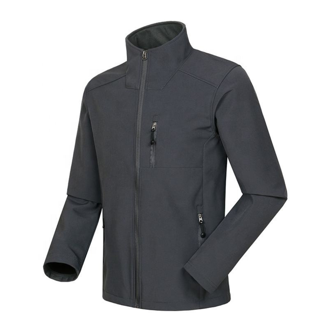 Waterproof Soft Shell Coat - Black